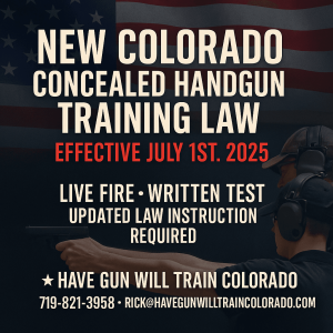 Colorado Concealed Carry Renewal Training