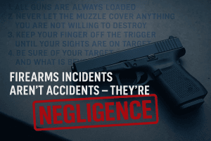 Firearms incidents are not accidents