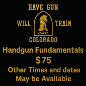 Handgun Fundamentals Class