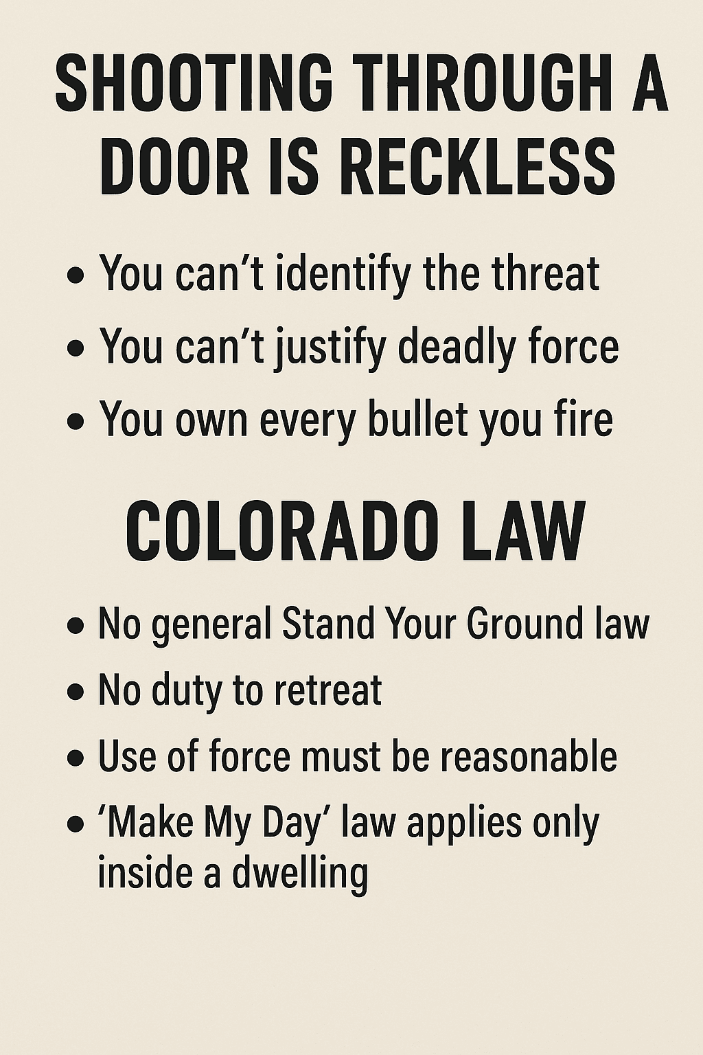 colorado make my day law