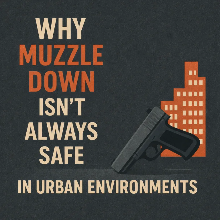 muzzle down is not always safe