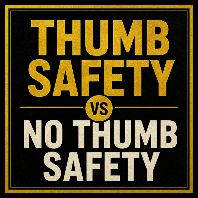 thumb safety vs no thumb safety concealed carry handgun Colorado training