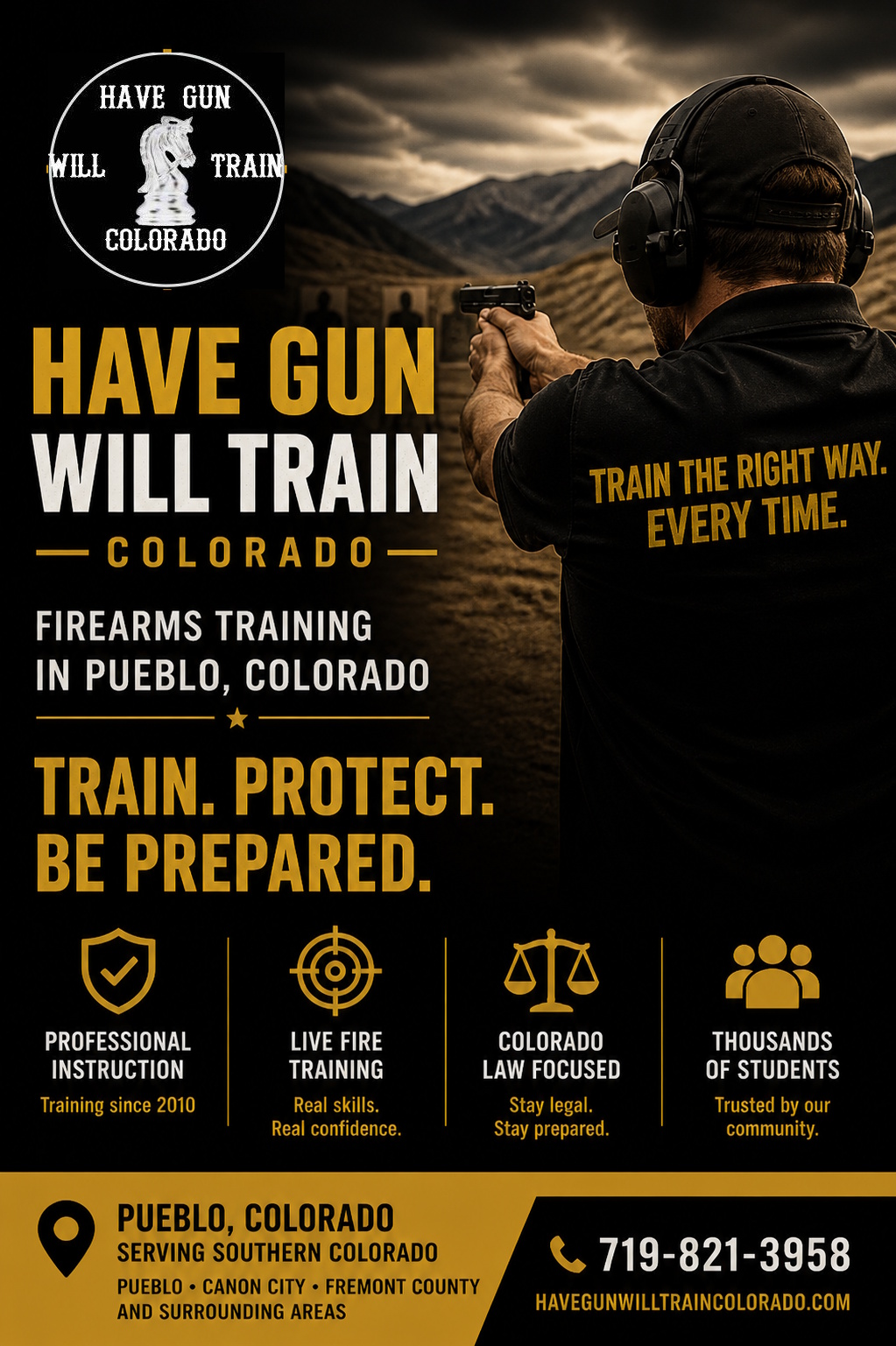 Concealed carry training Pueblo Colorado