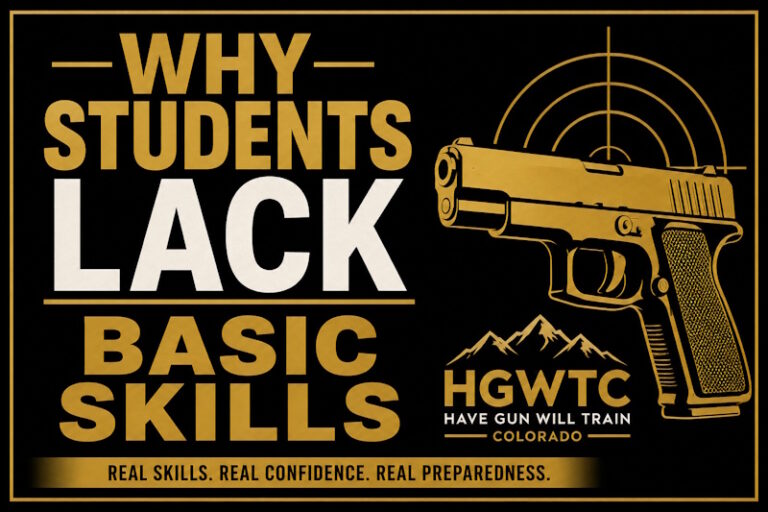 Why concealed carry students lack basic gun handling skills